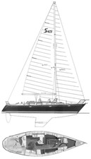 1996 Sabre 425 Sloop 92 