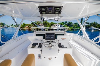 Farther & Sun 68 Flybridge Helm