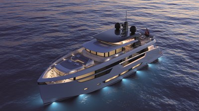 JOHNSON 92 FLYBRIDGE  5 J92 Night shot