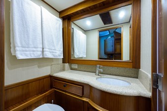 43' Jim Smith  33 Head with large mirror, Corian vanity  