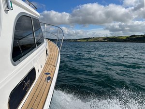 Introducing the Duchy 27  5 Side View Underway