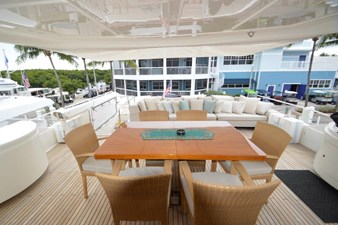 SLAINTE III 19 Bridge Aft Deck - Dining Area