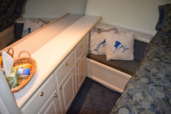 LOW BIDDER X  15 Aft dresser cabinet with mirror above  