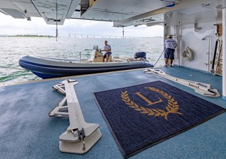 LAUREL 42 LAUREL 240'/73.15m Delta 2006/2014 Motor Yacht: Tender Bay