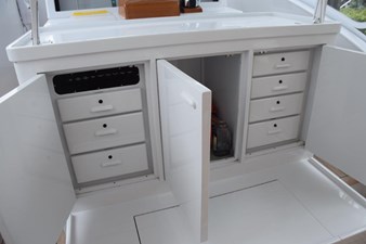 43' Jim Smith  36 Tackle center and pump and light switch panel  