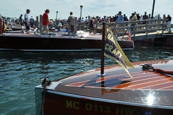 GAD-A-BOUT 21 Displayed at a major antique boat show