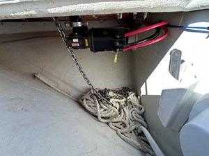 LUNA 34 LUNA, 2013 Hunt Yachts Harrier 36: Anchor Locker and Windlass Motor