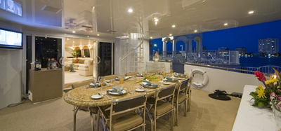 Moonraker 1 Moonraker Aft Deck Dining