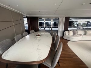 LEILANI 32 Princess Y95 Main Deck Dining Area
