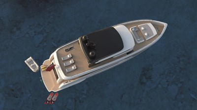 JOHNSON 92 FLYBRIDGE  3 J92 aerial view