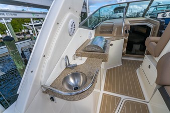 DIGGERS 29 Grill and Sink Facing Forward
