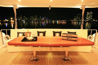 JOHNSON 80' FLYBRIDGE w/FISHING COCKPIT  7 Aft deck
