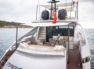 MAGIC of AYR 6 2021 Pershing 9X - Magic of Ayr - Aft Cockpit