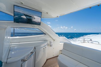 Veronique 22 2005 PERSHING 50 - Cockpit Bar