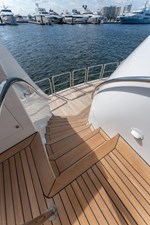 Relentless 92 2006 130 Westport MY Relentless Starboard Main Deck to Swim Platform