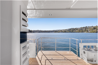 M/Y LEGACY 11 Aft Deck Balcony