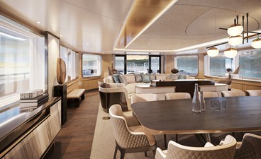 Xplorer 60 34 Damen Yachting SeaXplorer 60 tropics lounge by H2 Design