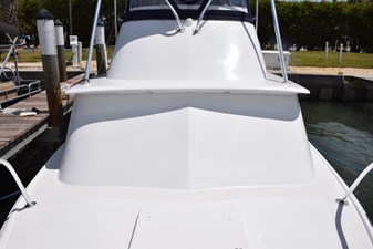 RAMPAGE 41 Deckhouse windows were sealed with fiberglass