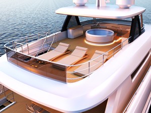 JOHNSON 115 SKYLOUNGE w/FB 17 Flybridge Aft
