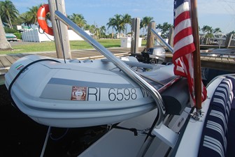 FIRST LIGHT 30 RIB in Davits & Custom Flagstaff