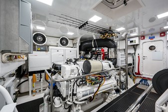 OBSESSION 85 Port Engine Looking Forward 