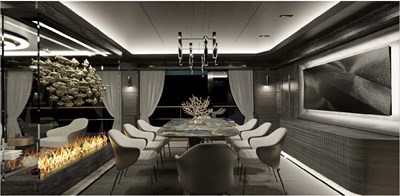 ATHENA 17 MAIN SALOON Dinig Area