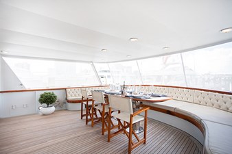 SOVEREIGN 7 Aft Deck Dining