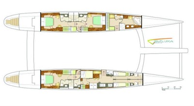 100' 2008 Yapluka 100 DD 6 Hull Layout