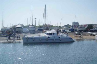 42' 2007 Outremer 42 1 At the Launch Dock