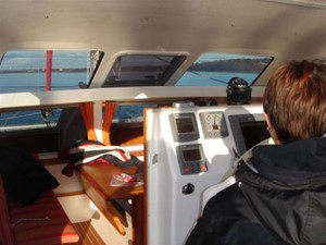 32' 2008 TomCat Boats Tomcat 9.7 12 View from Steering Station