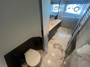 LEILANI 51 Princess Y95  Owner Cabin Restroom