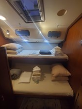 Lady Margaret 20 LadyM third bunk statroom (single top, queen bottom)