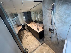LEILANI 59 Princess Y95  Lower Deck Master Cabin Restroom