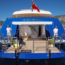 LAUREL 40 LAUREL 240'/73.15m Delta 2006/2014 Motor Yacht: Beach Club