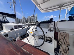 Gracefully 9 2013 Lagoon 400 S2 For Sale Cockpit