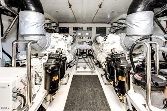 Yacht 78 Engine Room