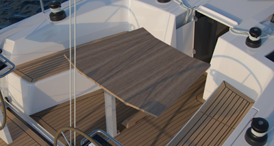 2025 X-Yachts X4³ 8 Cockpit-tabel-X4.3-960x514