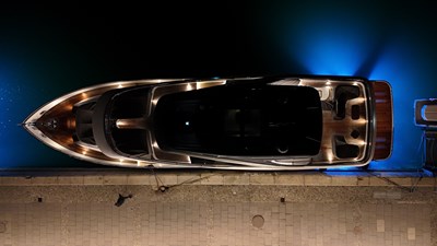 Princess X80 (X80034) 40 Top view at night
