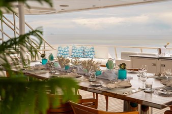 DREAM 29 Bridge deck alfresco dining 2