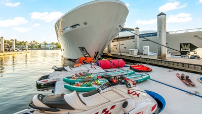 MISS STEPHANIE 49 Bow, Jet Skis and Toys