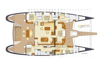 85' 2008 Yapluka 85 Double Deck 7 Layout