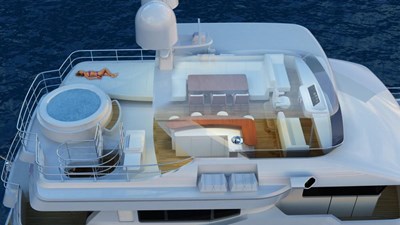 All Ocean Yachts BC 103 Multi Purpose Explorer Fiberglass 17 Flybridge over view