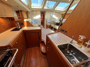 WEATHERLY 29 Galley facing forward