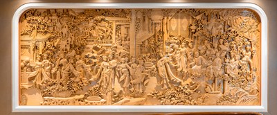 ASEAN LADY 15 Wood carving