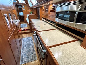 ACADIA 34 Galley Looking Forward