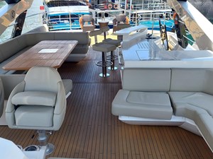Sunseeker 86 Yacht 7 Fly looking back