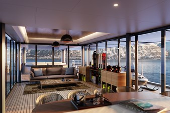 Xplorer 60 26 Damen Yachting SeaXplorer 60 Main Deck Aft ski lodge