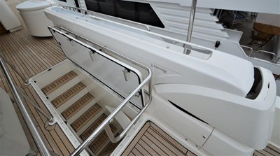 SLAINTE III 25 Davit and Stairs to main deck
