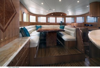 JOHNSON 80' FLYBRIDGE w/FISHING COCKPIT  2 Forward dining area