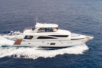 JOHNSON 80' FLYBRIDGE W/HYDRAULIC PLATFORM  54 056 -